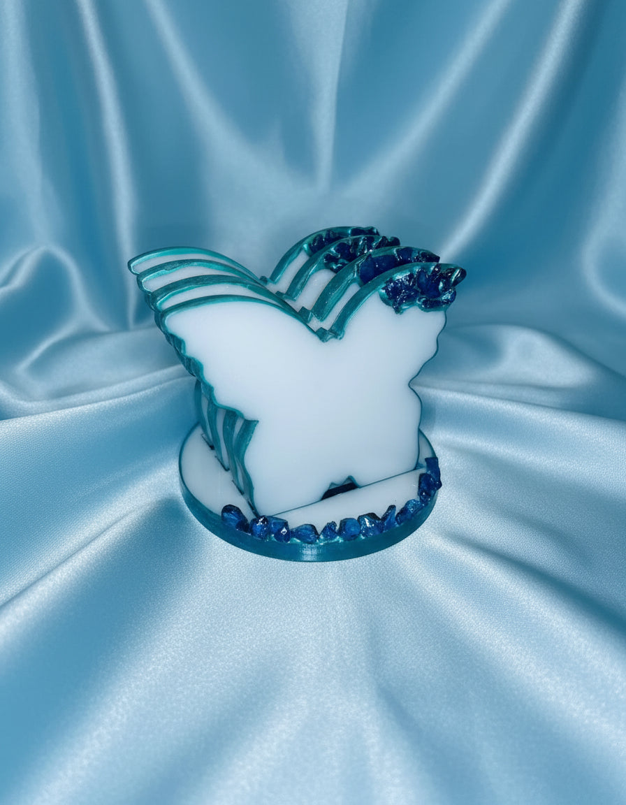 Butterfly Coasters 🦋  - Turquoise / Pearly white