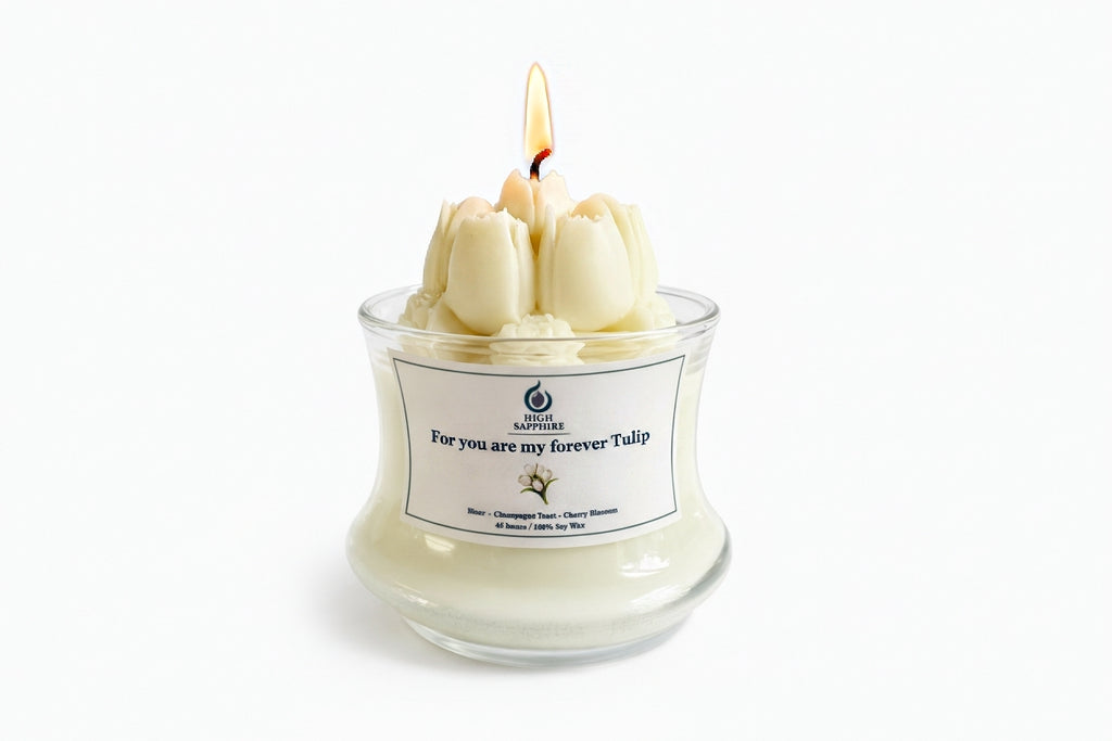 For You Are My Forever Tulip - Candle Jar