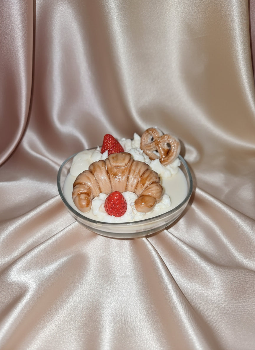 Croissant Fraise Crème 🥐🍓🥨