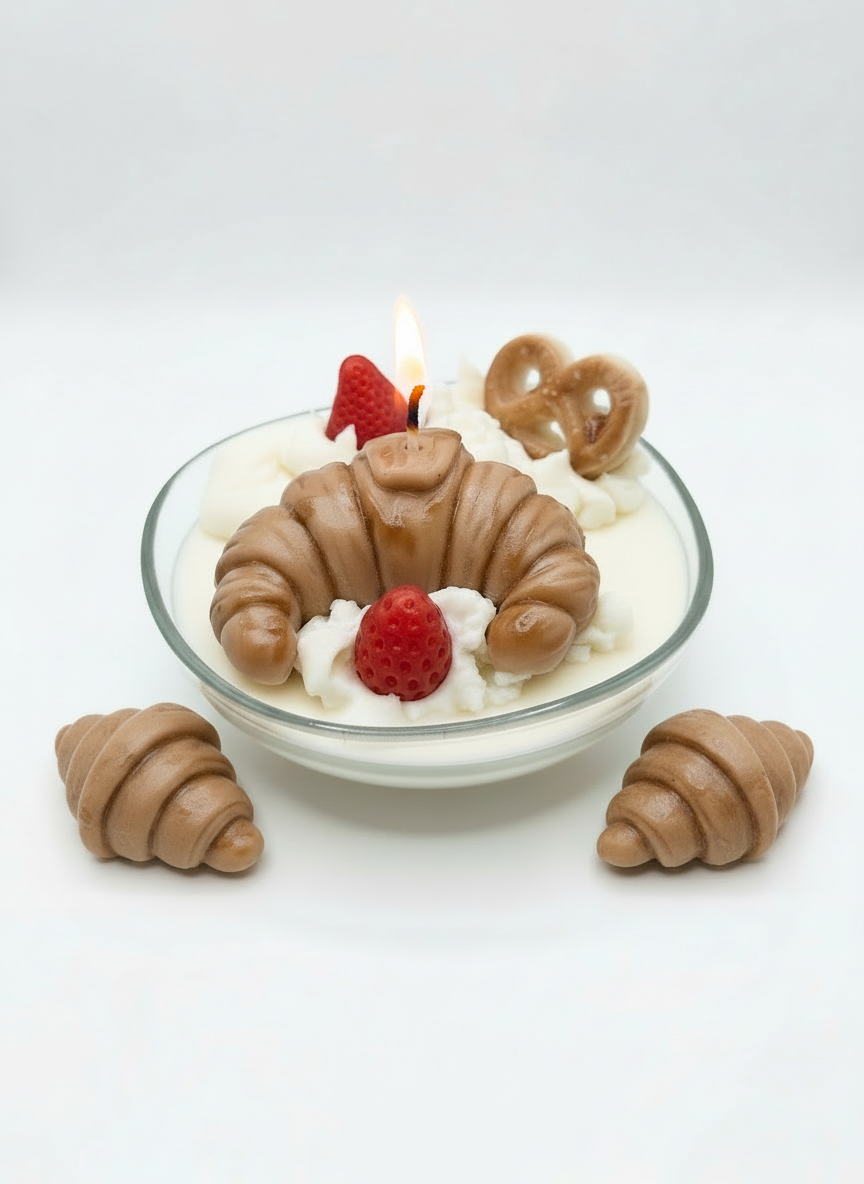 Croissant Fraise Crème 🥐🍓🥨