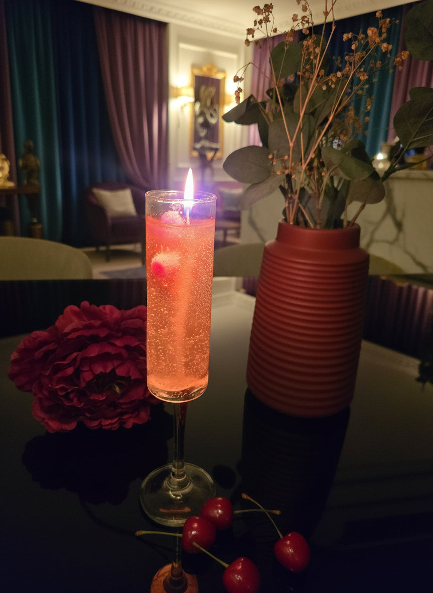 Raspberry Blossom Champagne 🥂🌸