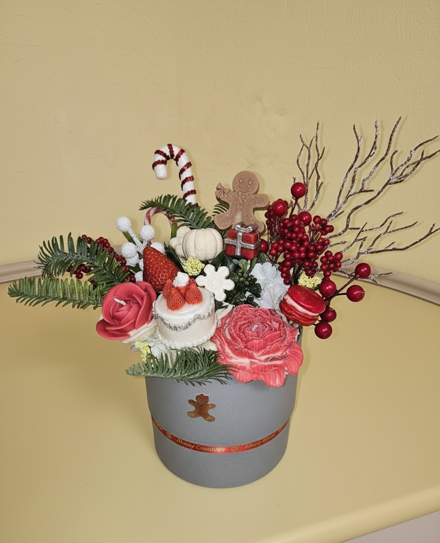 Christmas-Cake Bouquet 🎁🌹