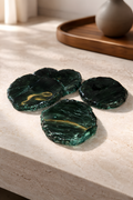 Emerald Velvet Coasters