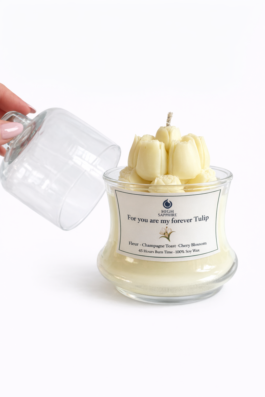 For You Are My Forever Tulip - Candle Jar